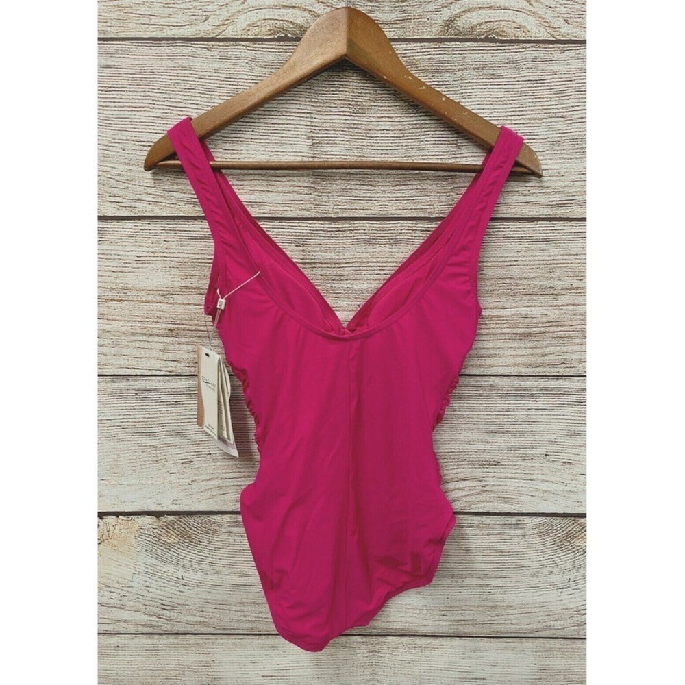 Swim Contours by Coco Reef Womens 8/32C Pink Underwire Shaping Swimsuit New $130 - Picture 2 of 3